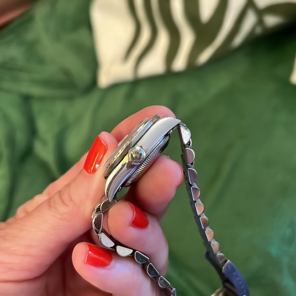 SOLD Rolex Ladies 1.8 Carat Diamond Datejust Watch with Box & Appraisal - Picture 11 of 15